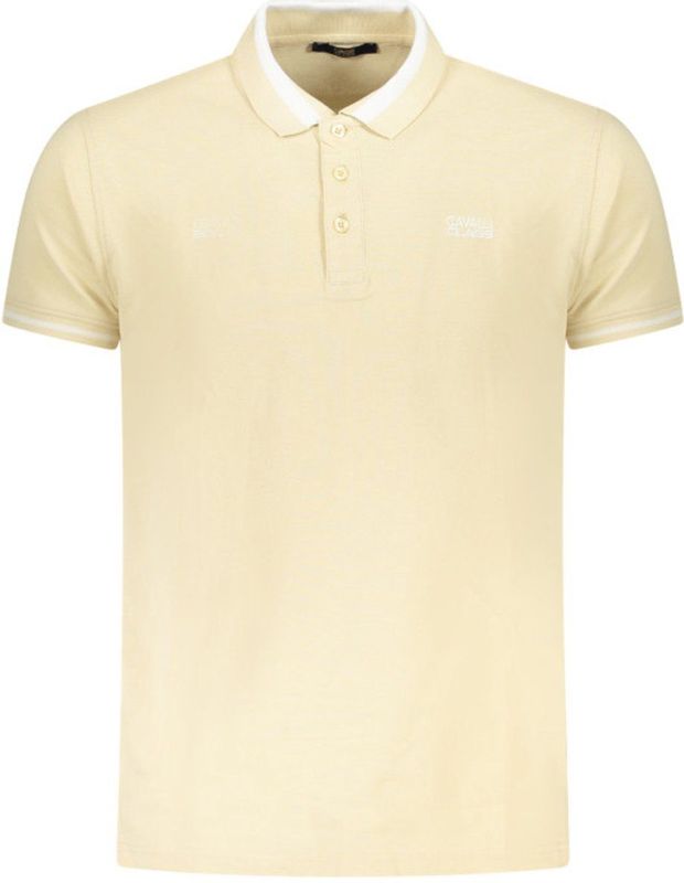 Cavalli Class - Bold Stripe - Poloshirt - Beige Zand