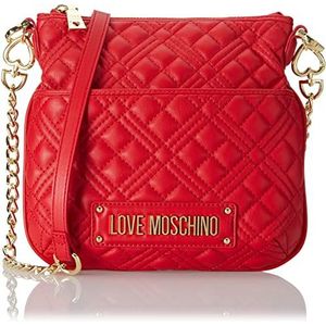 Love Moschino JC4019PP1GLA0500, schoudertas voor dames, rood, Rood