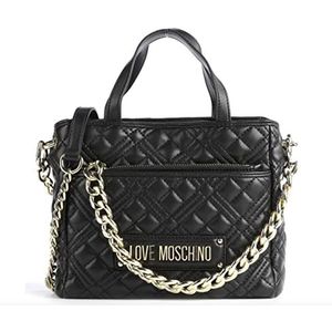 Love Moschino JC4020PP1GLA00, handtas voor dames, zwart, zwart.
