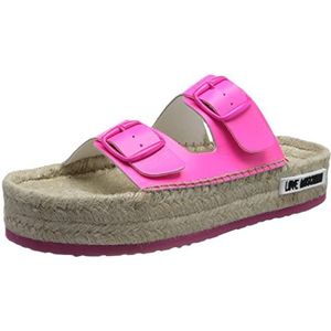 Love Moschino JA28123G1GID060441, Mule Dames, Fuchsia, 41 EU, Fuchsia, 41 EU