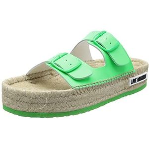 Love Moschino JA28123G1GID081041, Mule dames, neongroen, 41 EU, Neon Groen, 41 EU