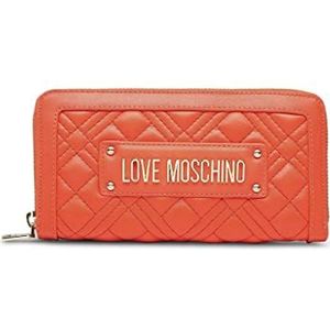 Love Moschino, Accessoires, Dames, Oranje, ONE Size, Lente/Zomer Collectie Dames Portemonnee en Kaarthouder