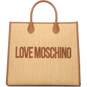 Love Moschino JC4318PP0GKN120A, boodschappentas voor dames, camel, Kameel