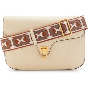 Coccinelle Beat Soft Dames Crossbody tas Leer - Beige