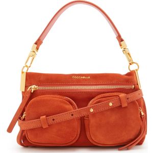 Coccinelle Hyde Oranje Suède Handtas E1PH7180201R30