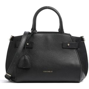 Coccinelle Kliche Handtas Leer 22.5 cm noir