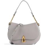 Coccinelle Handtas Leer 22 cm light-grey