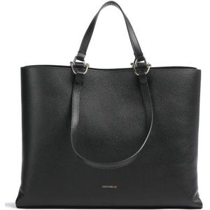 Coccinelle Handtas Leer 39.5 cm noir