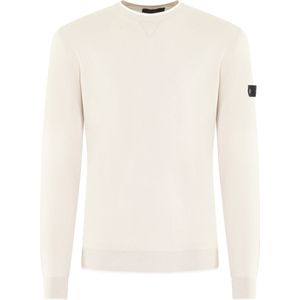 Peuterey - Sweatshirt - Beige - Katoen en Nylon Mix - Ronde Hals - Lange Mouwen