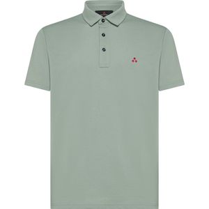 Peuterey - Mezzola 2 - Poloshirt - Groen - Stretch Katoen en Polyesterpiqué