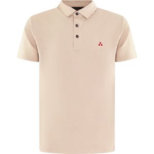 Peuterey - Mezzola 02 - Poloshirt - Zwart - Zijde/Polyester/Katoen Pique