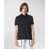 Peuterey, Heren, Tops, Zwart, Maat: S Katoen,