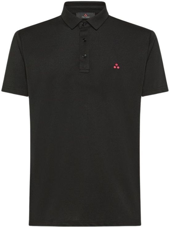 Peuterey, Heren, Tops, Zwart, Maat: S Katoen,