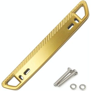 Auto Modificatie Koolstofvezel Patroon Nummerplaat Frame Houder(Goud)