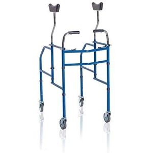 Hulp voor wandeltochten, inklapbaar, in hoogte verstelbaar.