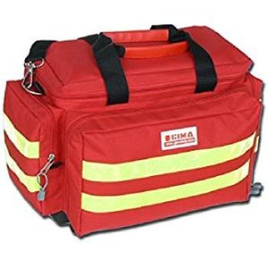 Gima -Professionele EHBO-tas voor noodgevallen of verpleegkundigen, PVC-gecoat, 45 x 28 x 28 cm, rood