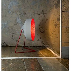 In-es.artdesign IN-ES070016G-A Cyrcus F Cemento, staande lamp, E27, grijs/oranje