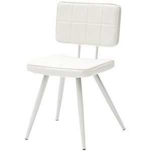 White Loft stoelen, metaal, wit, 48 x 52 x 85 cm