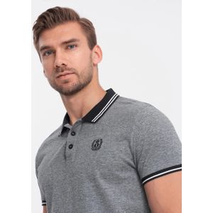 Poloshirt - Donkergrijs - 100% Katoen - Korte Mouw