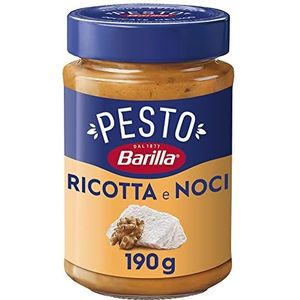 Barilla Pesto Ricotta e Noci Pesto Pastasaus met romige ricotta en walnoten, 12 x 190 g