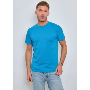 X-Name - T-shirt - Lichtblauw - Katoen Elastaan - Normale Pasvorm