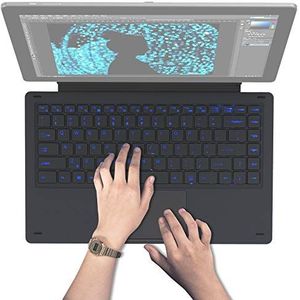 ZAORUN Toetsenbord KNote 8 KNote X Touch Panel Toetsenbord met slaapfunctie (zwart) Tablet PC Toetsenbord Accessoires (Kleur: zwart)