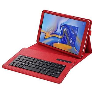 ZAORUN Toetsenbord SA590 Bluetooth 3.0 Litchi Textuur Afneembaar Bluetooth Toetsenbord Lederen Case Compatibel voor Samsung Galaxy Tab A 10.5 inch T590 / T595, met houder (zwart) Tablet PC Toetsenbord Toegang