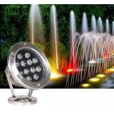 LED onderwaterlicht zwembad visvijver fontein waterdicht landschapslicht 9W (warm wit)