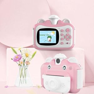 KX01-1 Slimme foto- en videokleuren Digitale kindercamera zonder geheugenkaart (roze + wit)