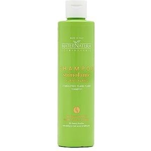 Maternatura, Ylang Ylang Haarstimulerende shampoo – reinigt, beschermt en herstelt de energie van het haar, schattige schoonheidsroutine en vettig haar, biologisch – 250 ml