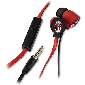 AC Milan Techmade Hoofdtelefoon Edition AC Milan 1899, microfoon en functietoets, wit