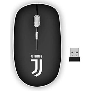 Techmade - Juventus - Draadloze Muis - Zwart - Wit