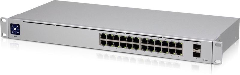 USW-24 - Layer 2-Switch - 24 Gigabit-Ethernet-Poorten - 2 SFP-Poorten