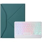 Z098BS Pensleuf Backlight Bluetooth-toetsenbord lederen tablethoes voor iPad Air 10.9 2022/2020