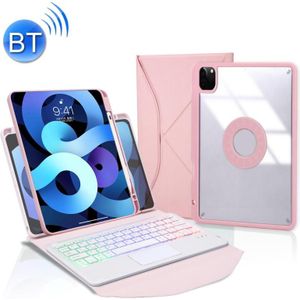 Z11B-AS Pensleuf Touchpad Backlight Bluetooth-toetsenbord Lederen tablethoes voor iPad Pro 11 2021/2020/2018