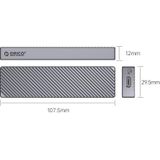 ORICO FV15C3-G2-GY 10Gbps USB3.2 Gen2 Type-C M.2 NVMe/NGFF(SATA) Dual Protocol SSD Enclosure(Grey)