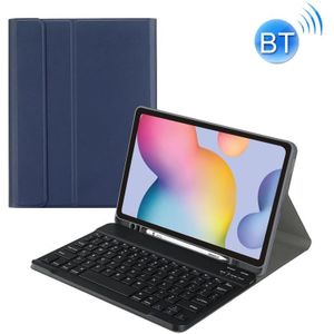 A7 vierkante dop Bluetooth-toetsenbord lederen tas met pensleuf voor Samsung Galaxy Tab S7