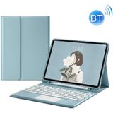 Round Cap Bluetooth -toetsenbordleren hoesje met penslot & touchpad voor Samsung Galaxy Tab A7 10.4 2020