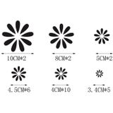 2 PCS/SET D-483 Bloempatroon Auto gemodificeerde decoratieve sticker