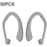 50 STKS EG40 Voor Apple Airpods Pro Sport Draadloze Bluetooth Oortelefoon Siliconen antislip Oorhaak (Wit)