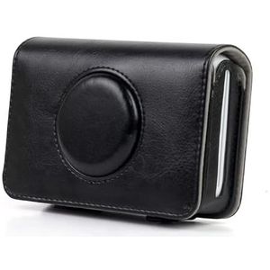 Camerabeschermingskoffer Effen kleur PU lederen tas voor Polaroid Snap Touch Camera Camera draagband