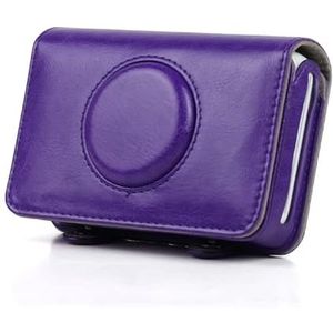 Camerabeschermingskoffer Effen kleur PU lederen tas voor Polaroid Snap Touch Camera Camera draagband