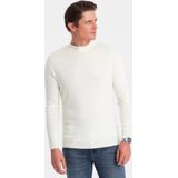 Ombre - Heren Sweater - Half Turtleneck - Creme Color - Italianstyle