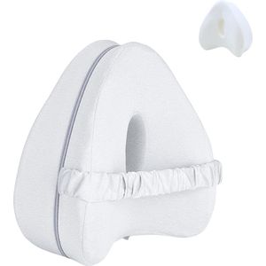 Orthopedisch beenkussen. Zijslapers kniekussen. Ergonomisch traagschuimkussen voor verlichting van rug-, heup-, ischias- en gewrichtspijn.