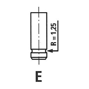 Inlaatklep Opel, Renault, Volvo Freccia R4164/S