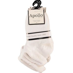 Sokken wit, set van 3 paar maat 74-86 (6-12 months)