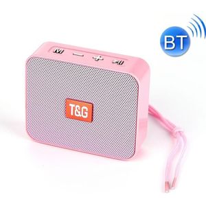 T&G TG166 Color Portable Wireless Bluetooth Small Speaker(Roze)