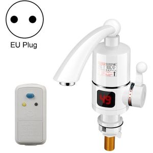 Digitale Display Elektrische Verwarming kraan Instant Warm Water Kachel EU Plug digitale horizontale buis met lekkage bescherming