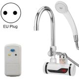 Keuken Instant Electric Warm water kraan Warm & Koud Water Kachel EU Plug Specificatie: Met douche kant water inlaat