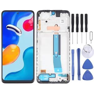 OLED Material LCD Screen For Xiaomi Redmi Note 10 Pro India Digitizer Full Assembly with Frame